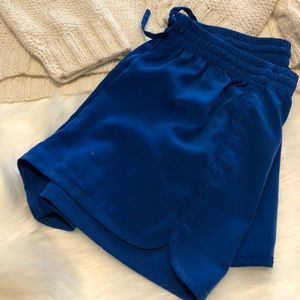 Blue Casual Shorts